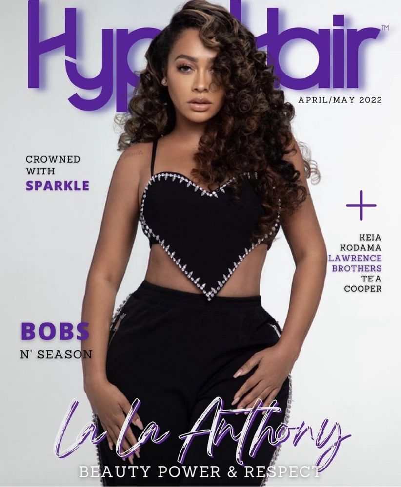Lala Anthony Front Cover Magazine, makeup by Rebecca Lee Artistry — from rebeccaleeartistry.com
