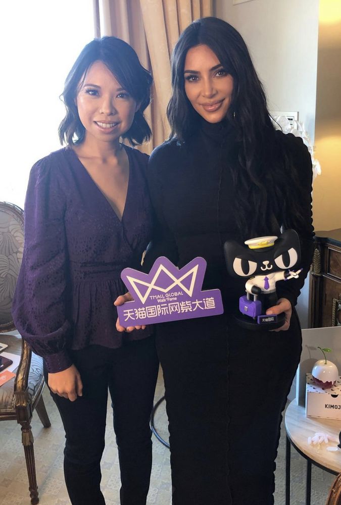 Alibaba Group Youtube Interview With Kim Kardashian For Kimojis, makeup by Rebecca Lee Artistry — from rebeccaleeartistry.com