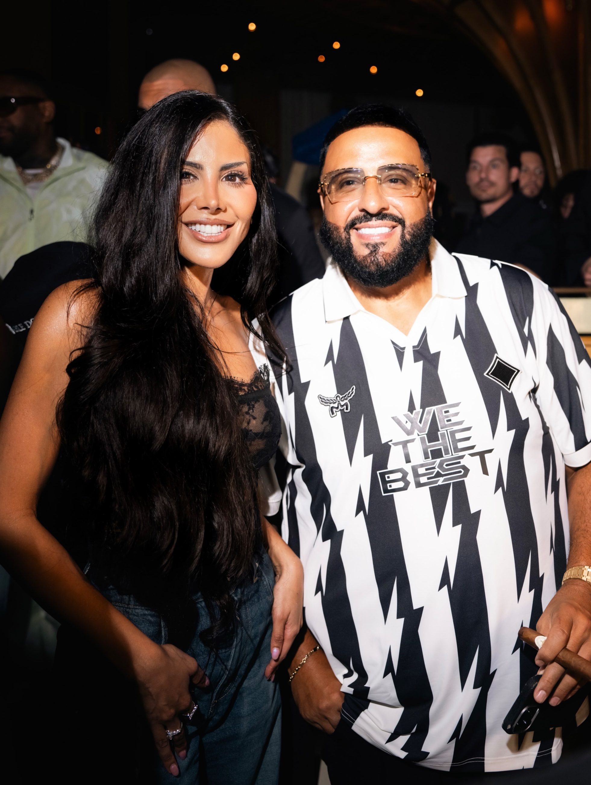 Behani with DJ Khaled at the MCM Worldwide We The Best event, makeup by Rebecca Lee Artistry