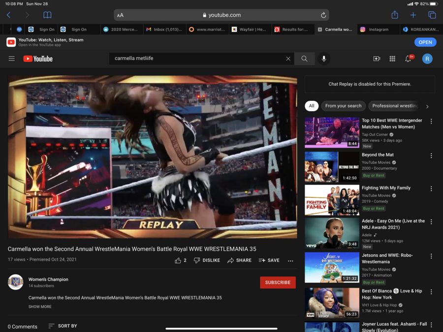 Carmella won the Second Annual WrestleMania Women’s Battle Royal WWE WRESTLEMANIA 35 — featured work thumbnail from rebeccaleeartistry.com